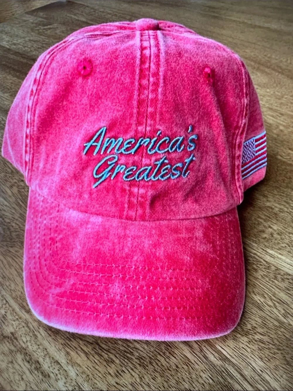 America's Greatest Pink Kids' Baseball Cap-1